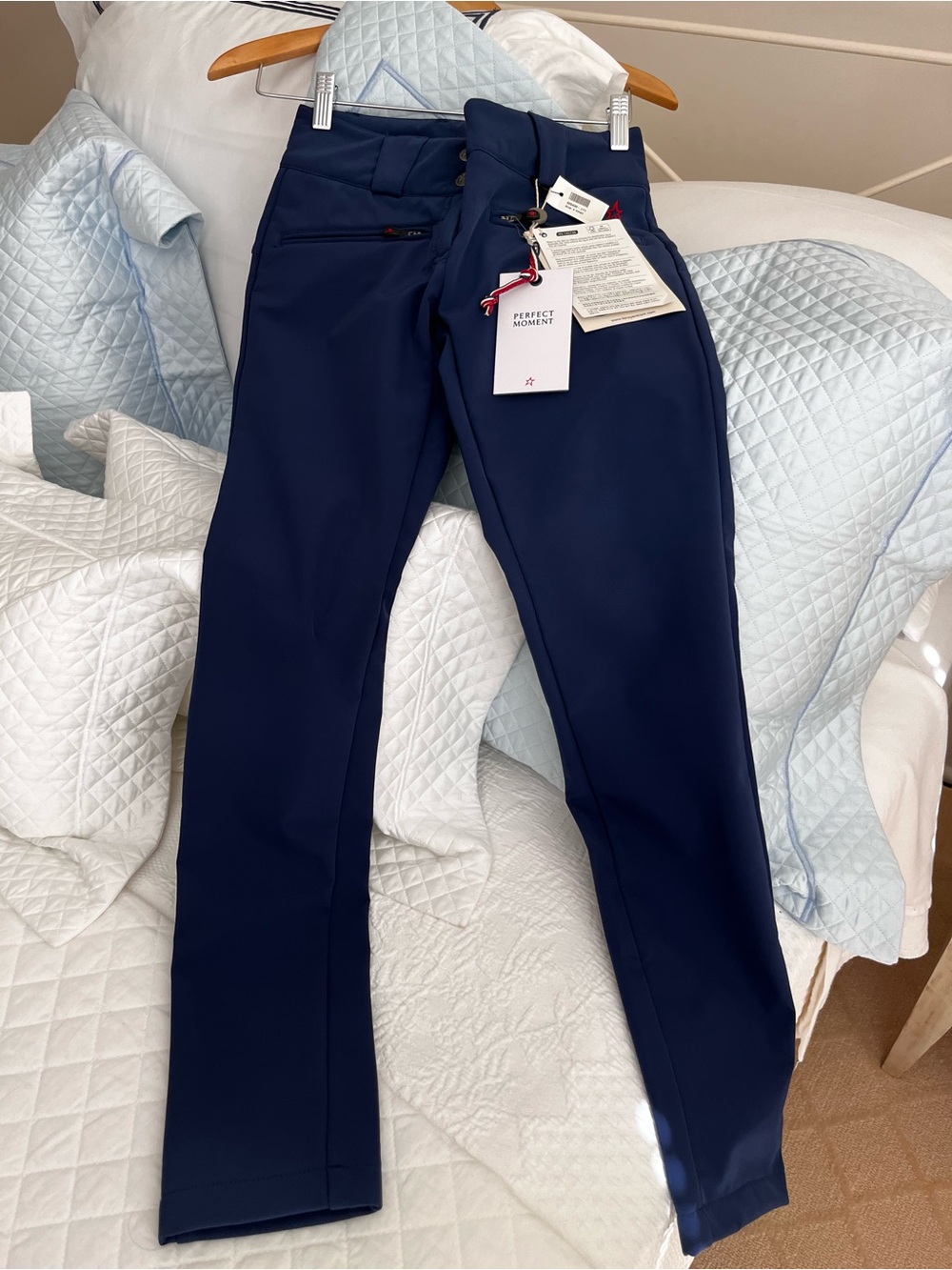 NWT Perfect Moment Women’s Aurora Skinny Ski Pants, Navy, XS, original tags